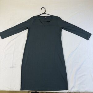 Eileen Fisher Dark Gray Tunic RN 78121 CA 34460 XXS/TTP. Minimalist High End